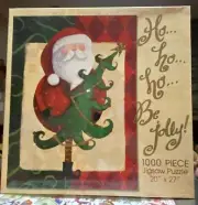 NEW Santa Clause Ho Ho Ho Be Jolly 1000 Piece Puzzle 20’x27’ Susan Zulauf NEW FS