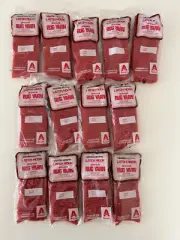 Lot of 13 Packs Columbia-Minerva Latch Hook Rug Yarn Pre-Cut Acrylic RUST #3215