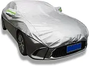 Half Car Cover for Peugeot 207 CC| Outdoor All-Weather Car Top Cover Custom Water Proof Anti-UV Breathable car Tarpaulin with Reflective Strips