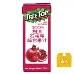 【TREE TOP】樹頂100%石榴莓綜合果汁200ML*6