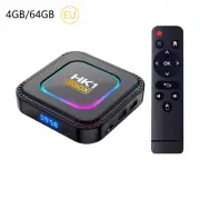 HK1 Smart TV Box Android 13 Quad Core 8K Media Player Dual WIFI6 BT5