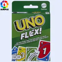 在飛比找蝦皮購物優惠-Uno Flex Card Game 成人和兒童卡片在 Fl