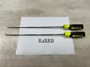 Snap-on Tools USA NEW 2 Piece HI-VIZ Soft Grip Xtra Long Heavy Duty Pick Lot Set