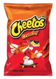 Cheetos Crunchy (4 Pack) Cheese Flavored Snacks 8.5 Ounce Ea