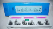 Peter Rabbit Pewter Miniature Birthday Candle Holders with Candles Godinger