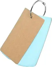 TOGEVAL Study Flash Cards Pack Blank Note Cards Memo Cards Crafting Blank Cards for Vocabulary Building and Memory