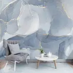 北歐抽象油畫大理石紋壁紙創意客廳電視背景墻紙3D無紡布定制壁畫