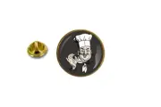 pins pin's badge metal lapel hat button italien chief cook cooker