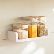 Punch Free Bathroom Storage Shower Shelf Holder Rack Kitchen Organizer