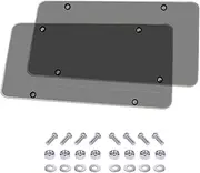 Clear Anti-Speed Red Light Camera Stopper Plate, Photo License Cover Frame for Vehicle Protection(Gray)