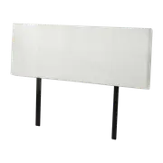 PU Leather Queen Bed Headboard Bedhead - White