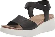 [ECCO] Men's Flowt Wedge Cork Sandal