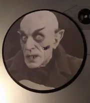 Nosferatu 7.5 Crosley Victrola Vinyl Record Player Turntable Slipmat
