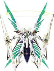 Xenoblade 2 Siren KP349R Total Height Approx. 11.8 inches (300 mm), Non-Scale, Plastic Model, Molded Color