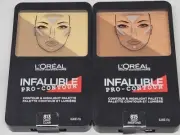 Loreal L'Oreal Infallible Pro Contour Highlight Palette Face Pressed Powder Duo
