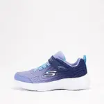 SKECHERS SELECTORS [302474LNVPW] 大童鞋 運動 休閒 保護 魔鬼氈 透氣 避震 藍紫