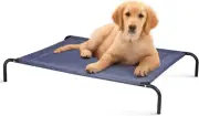 Elevated Pet Bed for Medium Large Dogs, Keep Pets Cool, Portable Raised Pet Cot