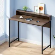 Compact Computer Desk with Shelf
