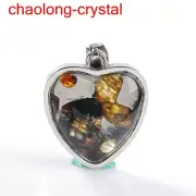 25.15Ct Pallasite Meteorite Pendant Brenham Meteorite Necklace --84