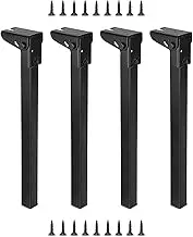 STARTIST 4 Pieces Folding Table Leg Collapsible Table Legs Durable Multifunction Adjustable Portable Stable for Coffee Tables Supplies, Height 70cm