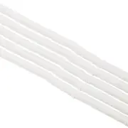 6mm Polymer Clay Beads Spacer, 1750Pcs 5 Strands Round Spacer, White