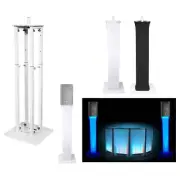 (1) Rockville White Adjustable Totem Speaker Stand For Electro Voice ZLX-12P