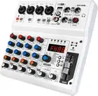 6 Channel Audio Mixer with 99 Sound Effects for PC Portable Sound Mixing Console