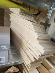 2 BALSA WOOD sheets (approximate size 90mm x 8mm x 450mm) varing sizes