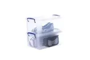 Storage Bins with Lids, Clear Plastic Containers for Organizing, Stackable To...