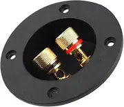 Kisangel 6pcs Box Speaker Box Terminal Connectors Plated Disconnect Box for DIY Speakers Easy Installation Efficient Wiring for Home Car Audio Systems