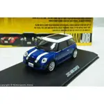 【超值特價】1:43 GREENLIGHT MINI COOPER S 2003 THE ITALIAN JOB 藍色