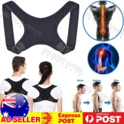 Posture Corrector Shoulder Brace Adjustable Back Support Strap Belt Women Men AU