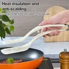 Pancake Spatula Steak Versatile 2-in-1 Silicone Frying Scoop Clip Set