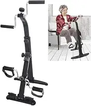 Foldable Exercise Bike, Exercise Bike Stationary,for Arm Leg Training, Pedal Exerciser with LCD Display, Elderly Home Stroke Hemiplegia Rehabilitation Training Equipment
