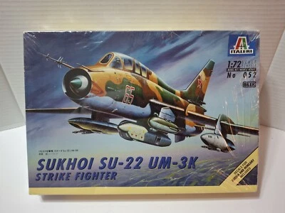 Sukhoi Su-22 UM-3K - Italeri 1/72 Scale Unassembled Aircraft Kit#052 Re Sealed