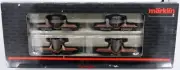 Marklin 86210 2 Crude Iron Ladle Cars & 2 Slag Cars Set Z Scale Z Gauge Märklin