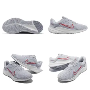 【NIKE 耐吉】慢跑鞋 Wmns Quest 5 女鞋 灰 紅 路跑 透氣 運動鞋(DD9291-007)