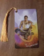 Temperance-Light Seer Tarot Bookmark Oracle Card Art Deck Gift, Purified&Charged