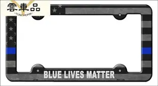 Blue Lies Matter Metal License Plate rame-雲車品