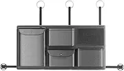 Husoiuy Boot Organiser for Car, Boot Seat Organiser, Vehicle Back Bag, Multifunctional Car Back Seat Trunk Organiser with Multi Layer for Road Trip