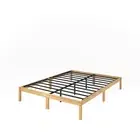 Zinus Bamboo Wood Bed Frame King Solid Wooden Base Bed