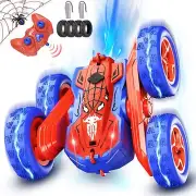 Spider Remote Control Cars For Kids,Double Sided 360° Flips Rotating 4WD Off RC