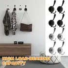 2/4Pcs 3 Prong Wall Hook Suction Cup Towel Hook No Drill Robe Hanger Coat Rack ☾
