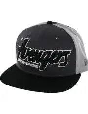 The Avengers Men's Snapback Baseball Cap, Black/Grey, Small/Medium