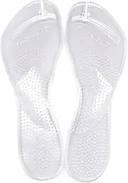 [Thong Joy] Women’s Arch Support Sandals Insoles, Clear, Small 6 - 8