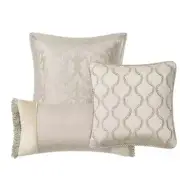 WATERFORD Maguire 3 Decorative Pillows, Assorted,Mocha