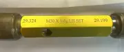 Vermont Thread Plug Gauge M30 x 1 6G LH Set Go/Nogo w/ handle and LFC - New