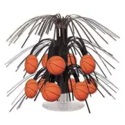 Basketball Mini Cascade Centerpiece 7.5" Basketball Party Decorations Supplies