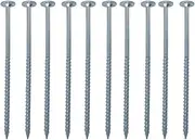 FastCap PowerHead Wood Screws with Flat Head - Self-Tapping Point - 2.5", T20 Torx Drive, Zinc Finish, 150-Pack - 99946