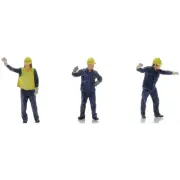 Artitec 1:87 Scale Locomotor Crew pre-1990 (3x) Ready-Made Figures